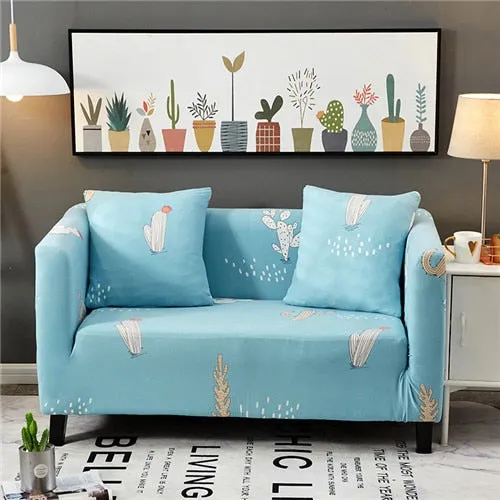 Elastic Slipcover Cartoon Deer Sofa Cover