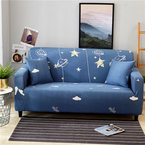 Elastic Slipcover Cartoon Deer Sofa Cover