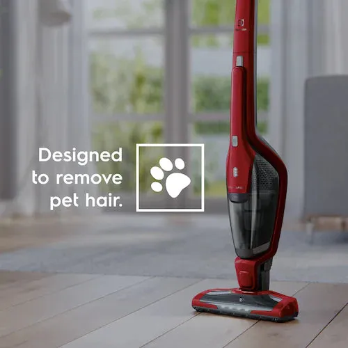 Electrolux EHVS3510AR Ergorapido Pet Cordless Vacuum in Chili Red