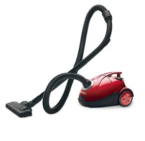 Eureka Forbes Quick Clean DX 1200-Watt Vacuum Cleaner for Home with Free Reusable dust Bag (Red)