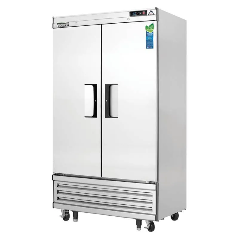 Everest - EBSF2 Commercial 49" 2 Solid Door Reach-In Freezer