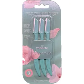 EYEBROW RAZOR 3 PACK (ITEM NUMBER: 60594)