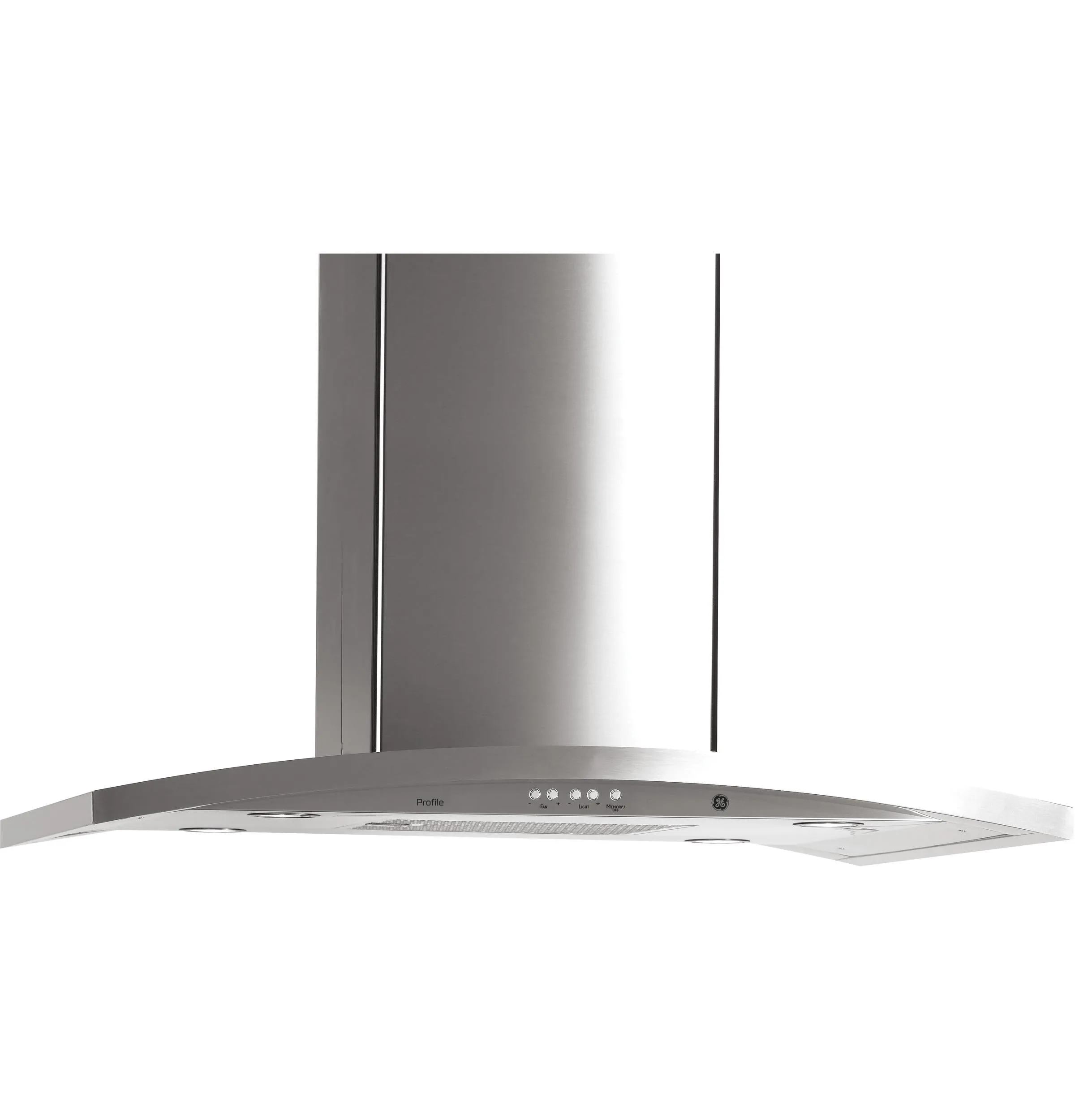 GE Profile™ 36" Island-Mount Chimney Hood