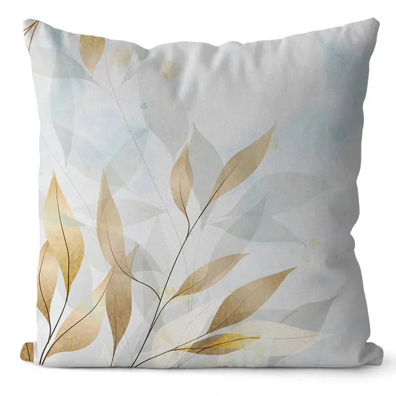 Ginkgo Print Cushion Cover for Sofa