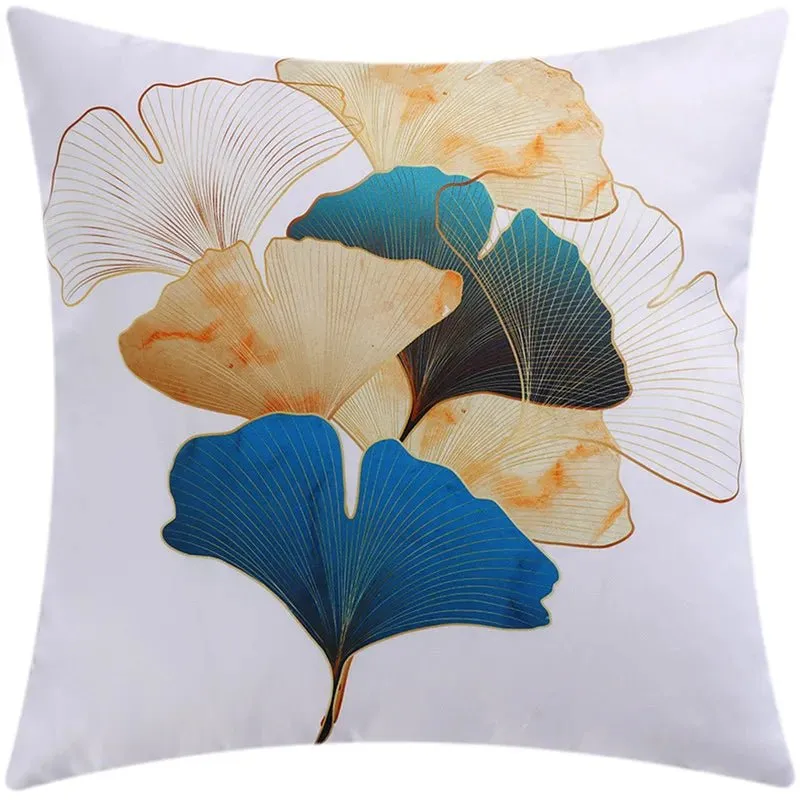 Ginkgo Print Cushion Cover for Sofa