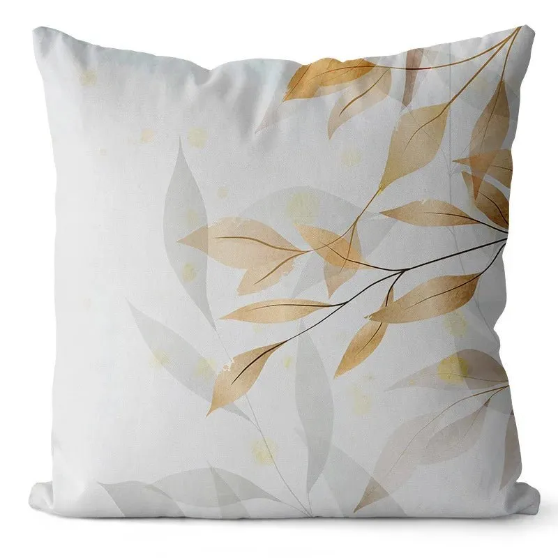 Ginkgo Print Cushion Cover for Sofa