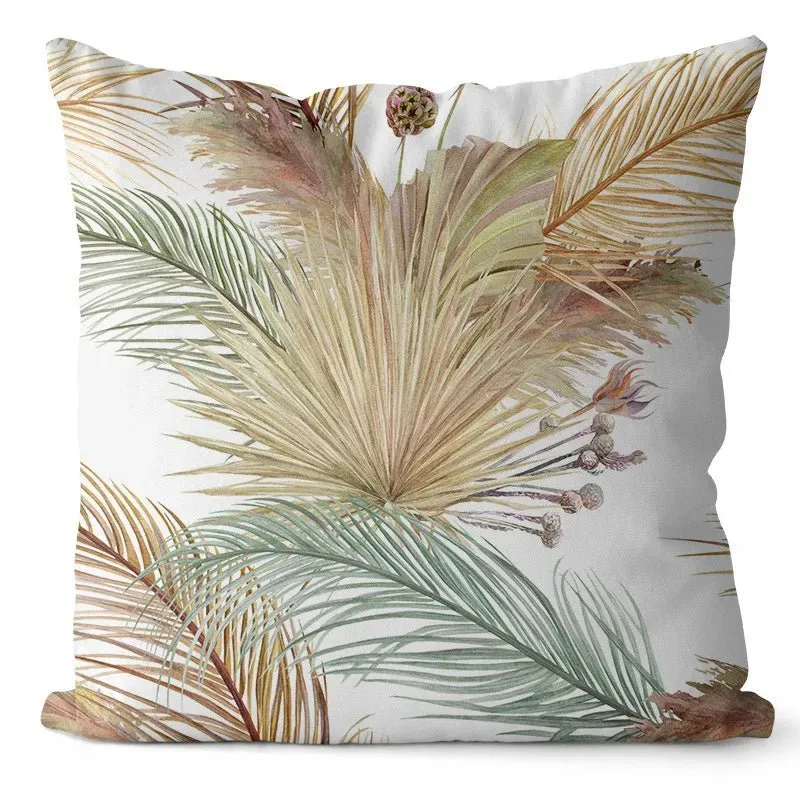 Ginkgo Print Cushion Cover for Sofa