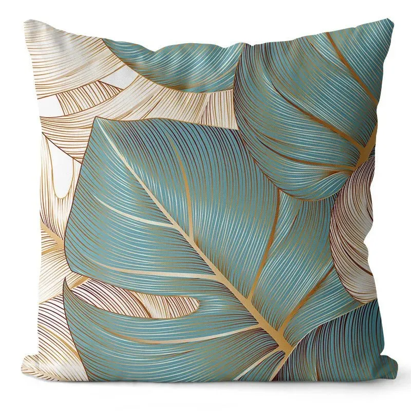 Ginkgo Print Cushion Cover for Sofa