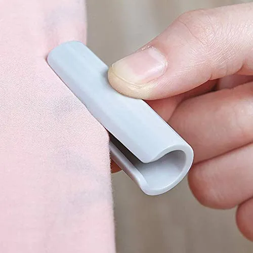 HASTHIP ABS Plastic Sheet Clips Fastener/Holders (Grey)