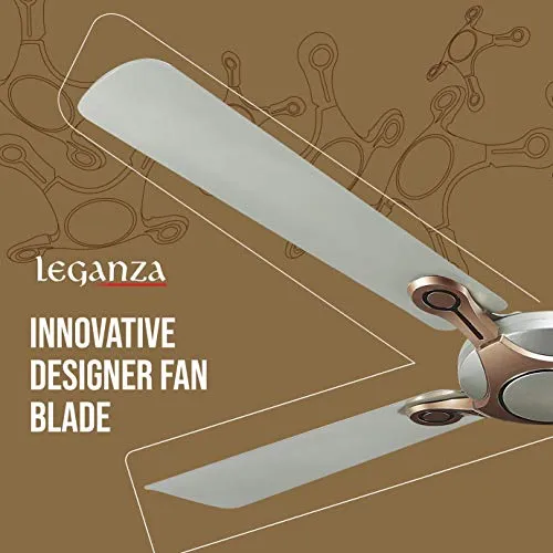 Havells Leganza 4B 1200mm 1 Star Energy Saving Ceiling Fan (Bronze Gold, Pack of 1)