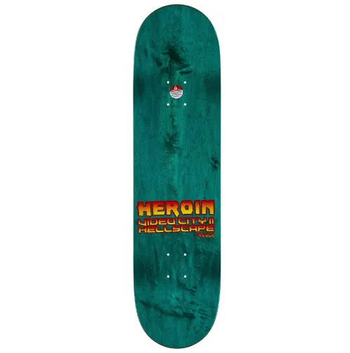 Heroin Wilson Hellscape Skateboard Deck Holographic 8.5"