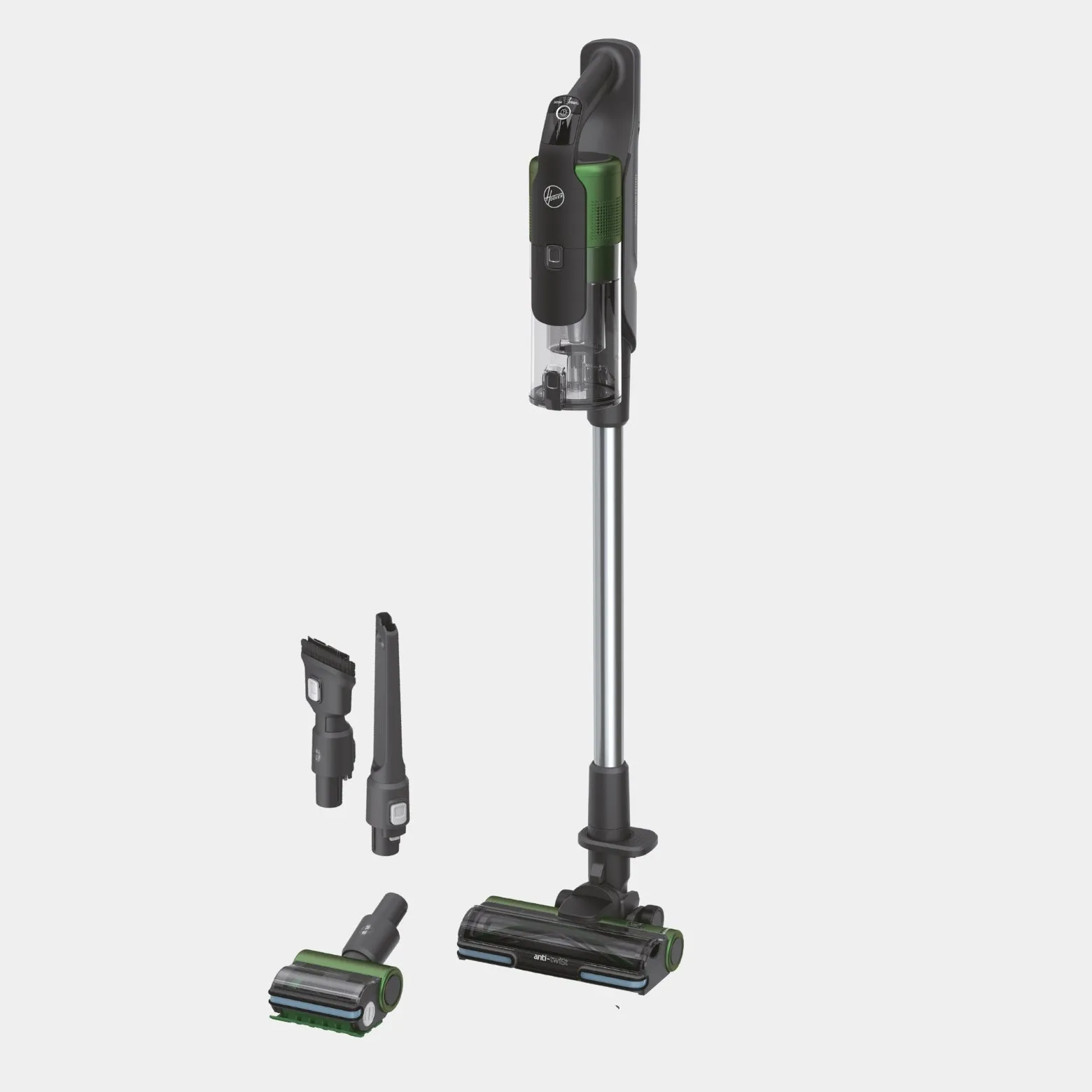 Hoover Cordless Vacuum Cleaner With Anti Hair Wrap (Double Battery), Green - HF9