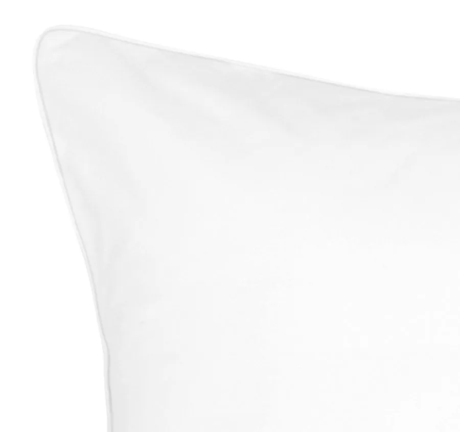 Hotel Deluxe European Pillowcase White