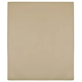 Jersey Fitted Sheet Taupe 180x200 cm Cotton