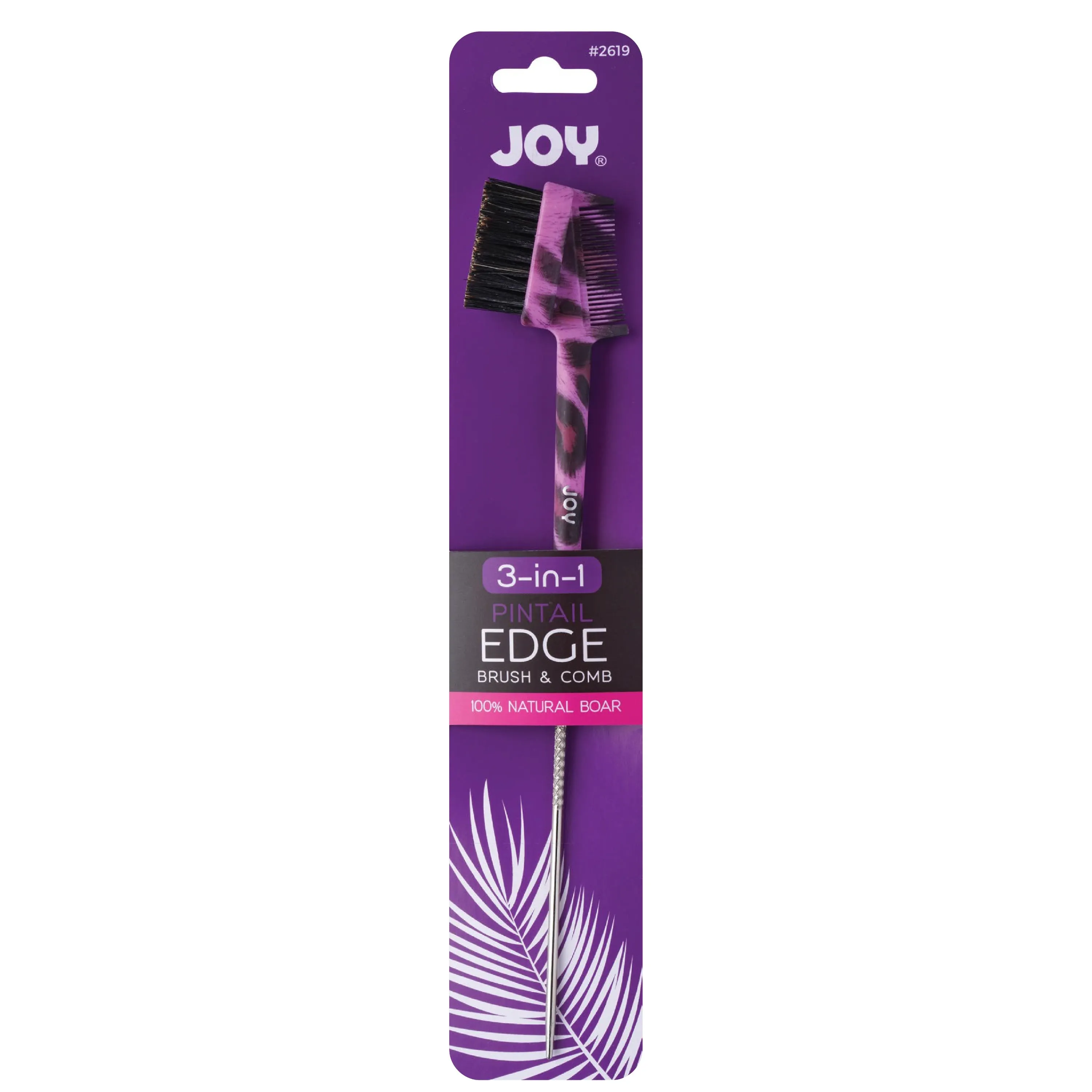 Joy 3 in 1 Pintail Edge Brush Boar Bristle Animal Asst.