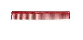 JRLprofessional Fine Cutting Comb 7.4″ – J304 red