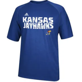 Kansas Jayhawks Adidas Sideline Razor Adult Shirt