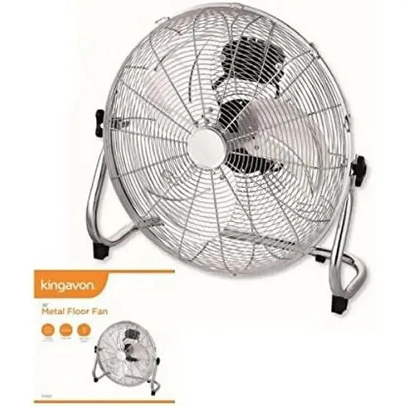 Kingavon Metal Floor Fan - 18 Inch