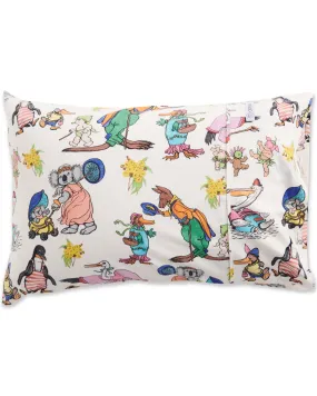 Kip&Co x May Gibbs Out and About Flannelette Pillowcase