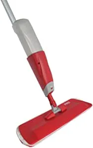 LIAO MICROFIBER SPRAY MOP W/REMOVABLE Bottle Size: 14.5 inches (37CM) 350ML CAPTURE STUBBORN GREASE AND DIRT- A130035