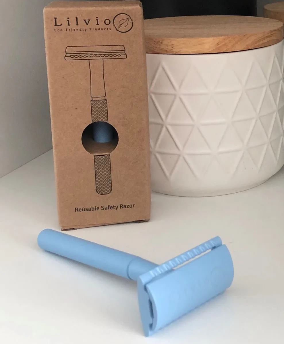 Lilvio Reusable Safety Razor, Choose From 10 Colours