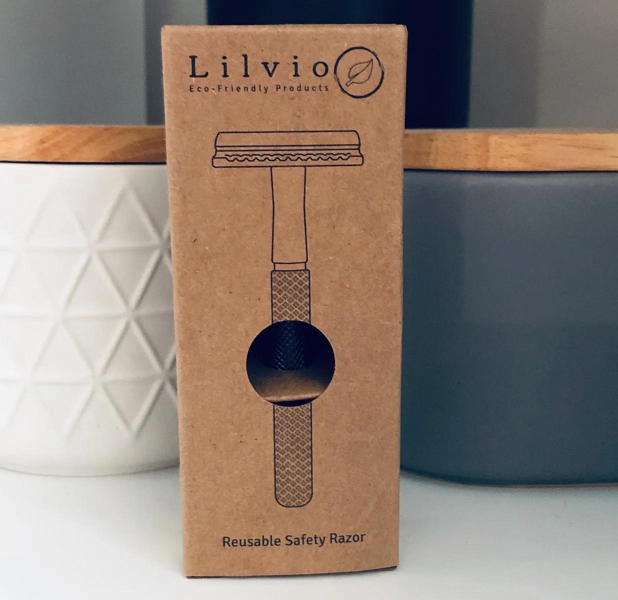 Lilvio Reusable Safety Razor, Choose From 10 Colours