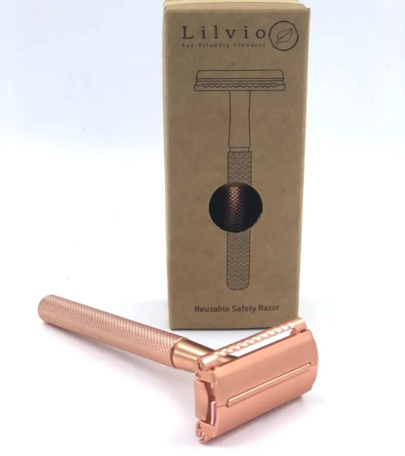 Lilvio Reusable Safety Razor, Choose From 10 Colours