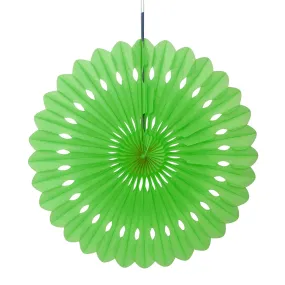 Lime Green Decorative Fan 40cm