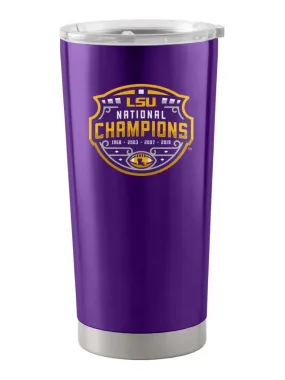 LSU Tigers 2019-2020 CFP National Champions Boelter Stainless Steel Tumbler 20oz