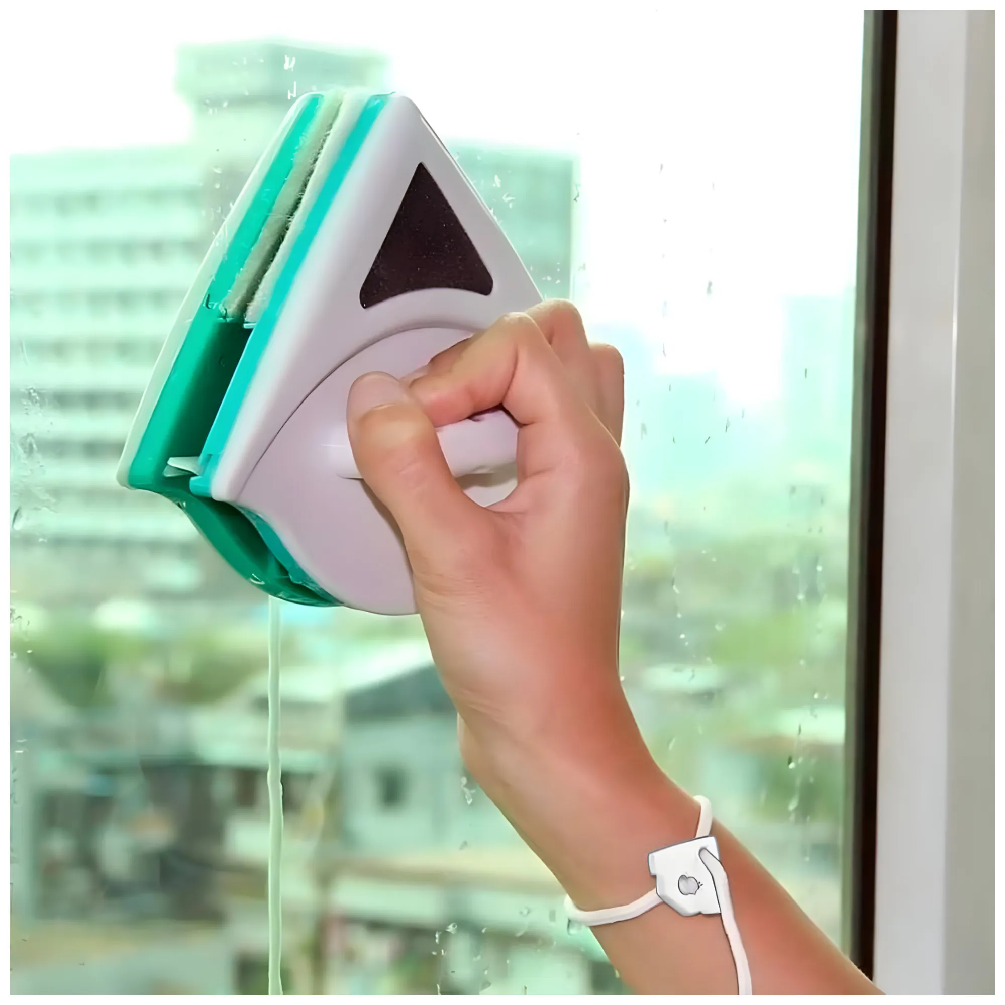 Magnetic Dual-Sided Glass Wiper – The Ultimate Window Cleaning Tool