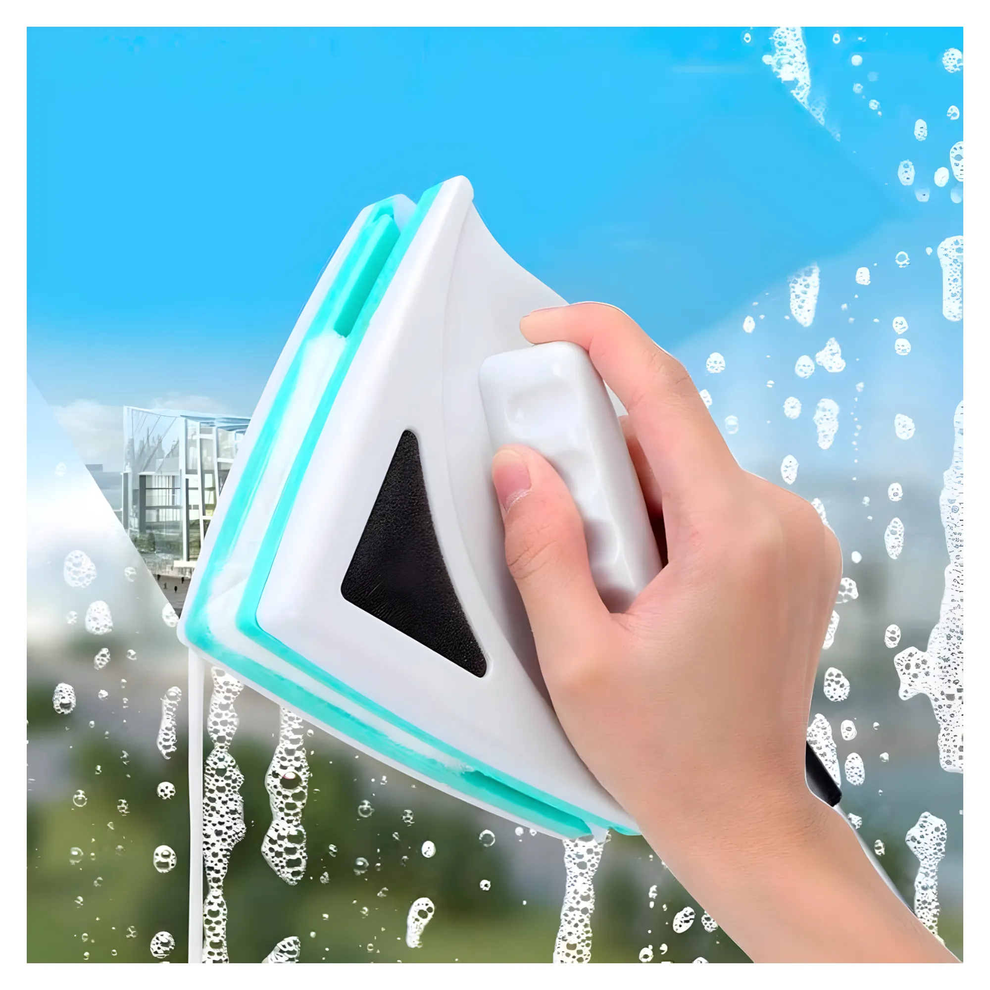 Magnetic Dual-Sided Glass Wiper – The Ultimate Window Cleaning Tool