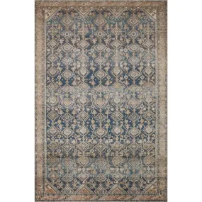 Magnolia Home Lenna Indigo Natural Rug