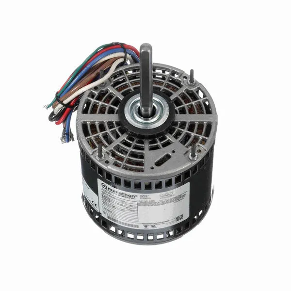 Marathon Direct Drive Motor, 1075 RPM, 1/2 HP, 208-230 V, 48Y Frame, Open Air Over