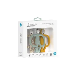 Matchstick Monkey Animal Teether Gift Set (3pk)