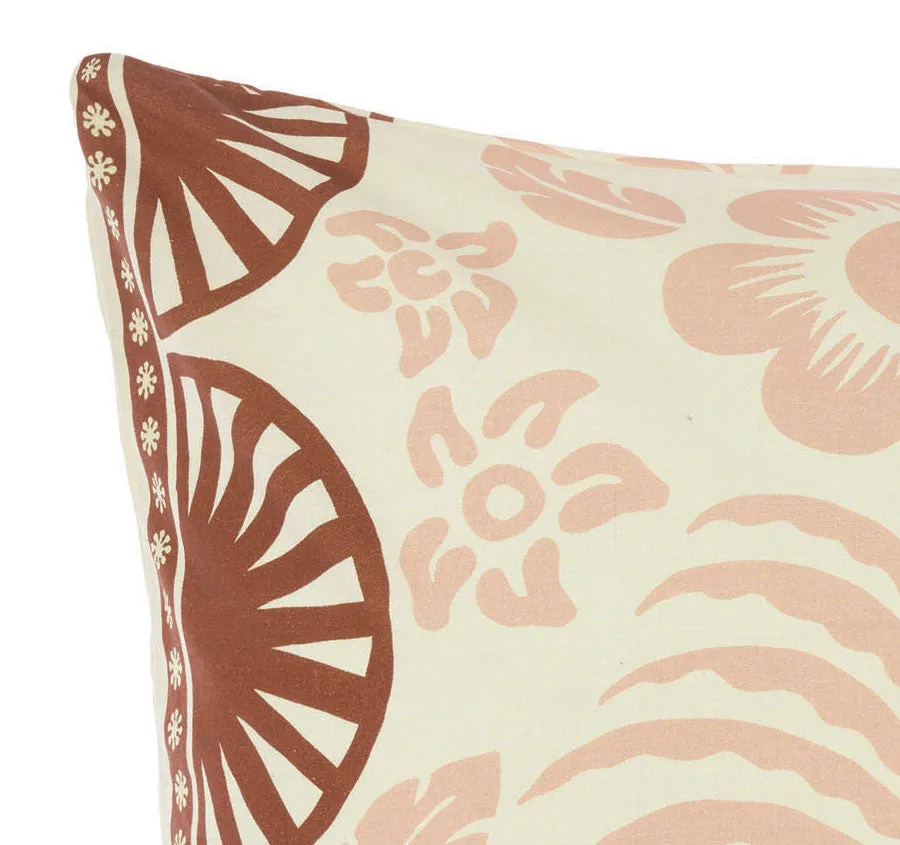 Messina European Pillowcase Pink Clay