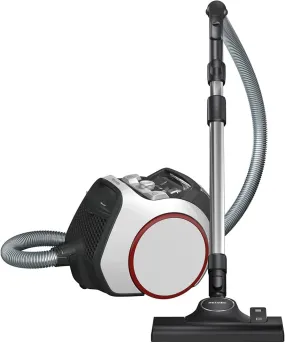 Miele Boost CX1 PowerLine SNRF0 Bagless Canister Vacuum Cleaner, Lotus White, Lightweight, Compact And Corded With Hygiene AirClean filter