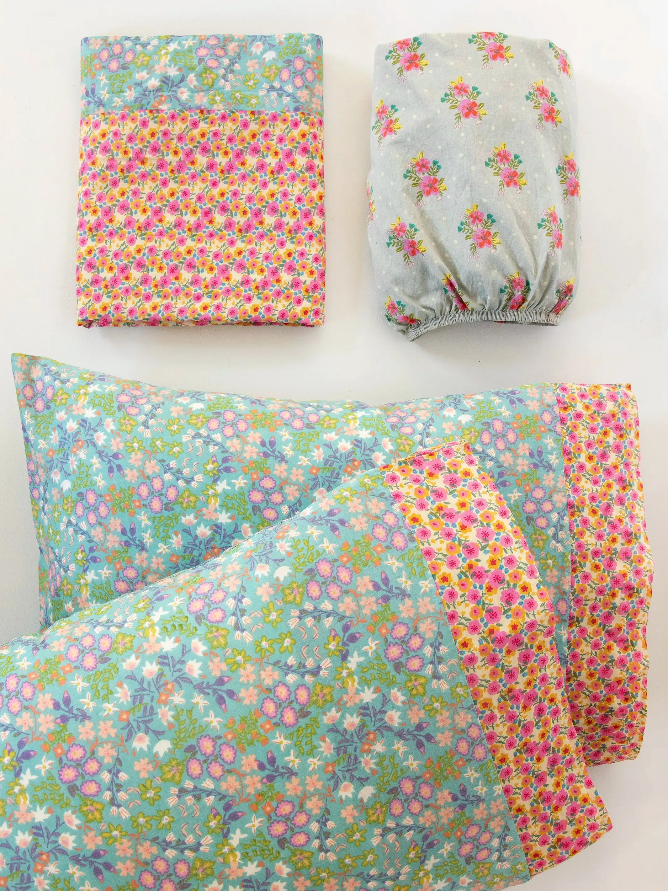 Mix & Match Cotton Sheet Bundle - Serene