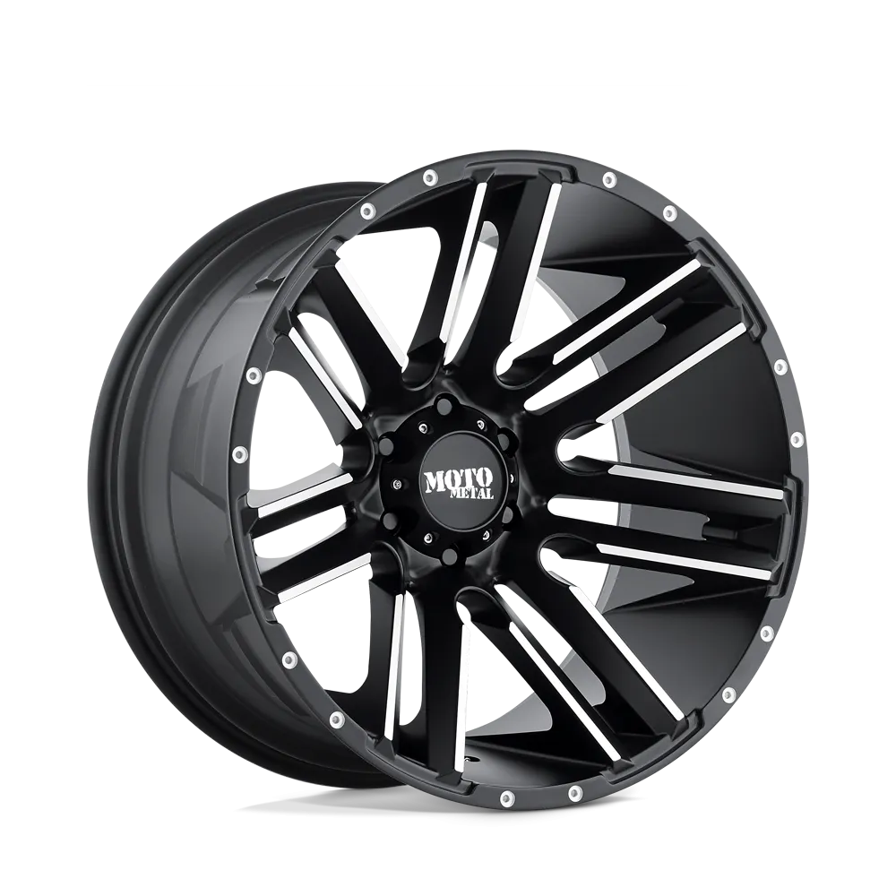 Moto Metal MO978 Razor 20X10 8X180 -24 mm Satin Black Machined