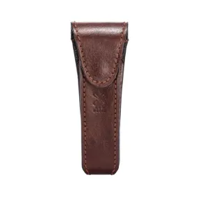 MUHLE Travel Brown Leather Pouch for Safety Razor