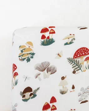 Mushroom Crib Sheet