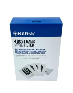 NILFISK VACUUM CLEANER BAGS | 	Elite/Extreme/King