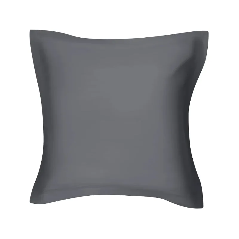 Odyssey Living Breathe Cotton Charcoal European Pillowcase