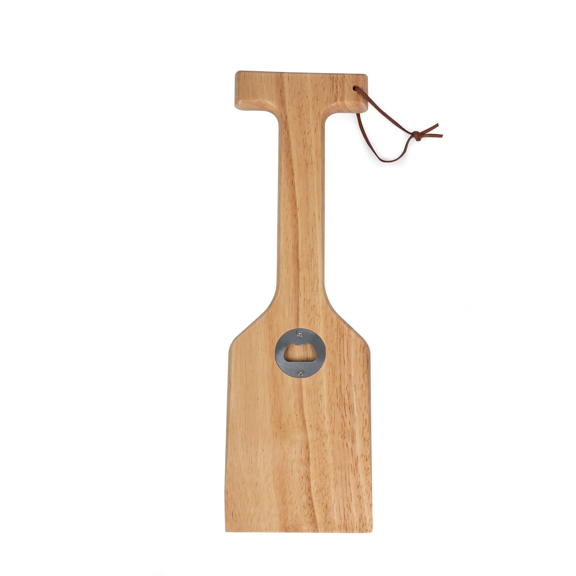 Ohio State Buckeyes - Hardwood BBQ Grill Scraper with Bottle Opener