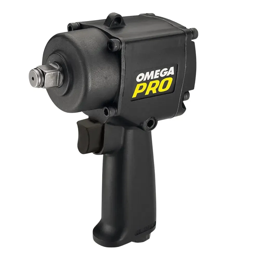 Omega 1/2" Dr. Mini Lightweight Air Impact Wrench - 82001