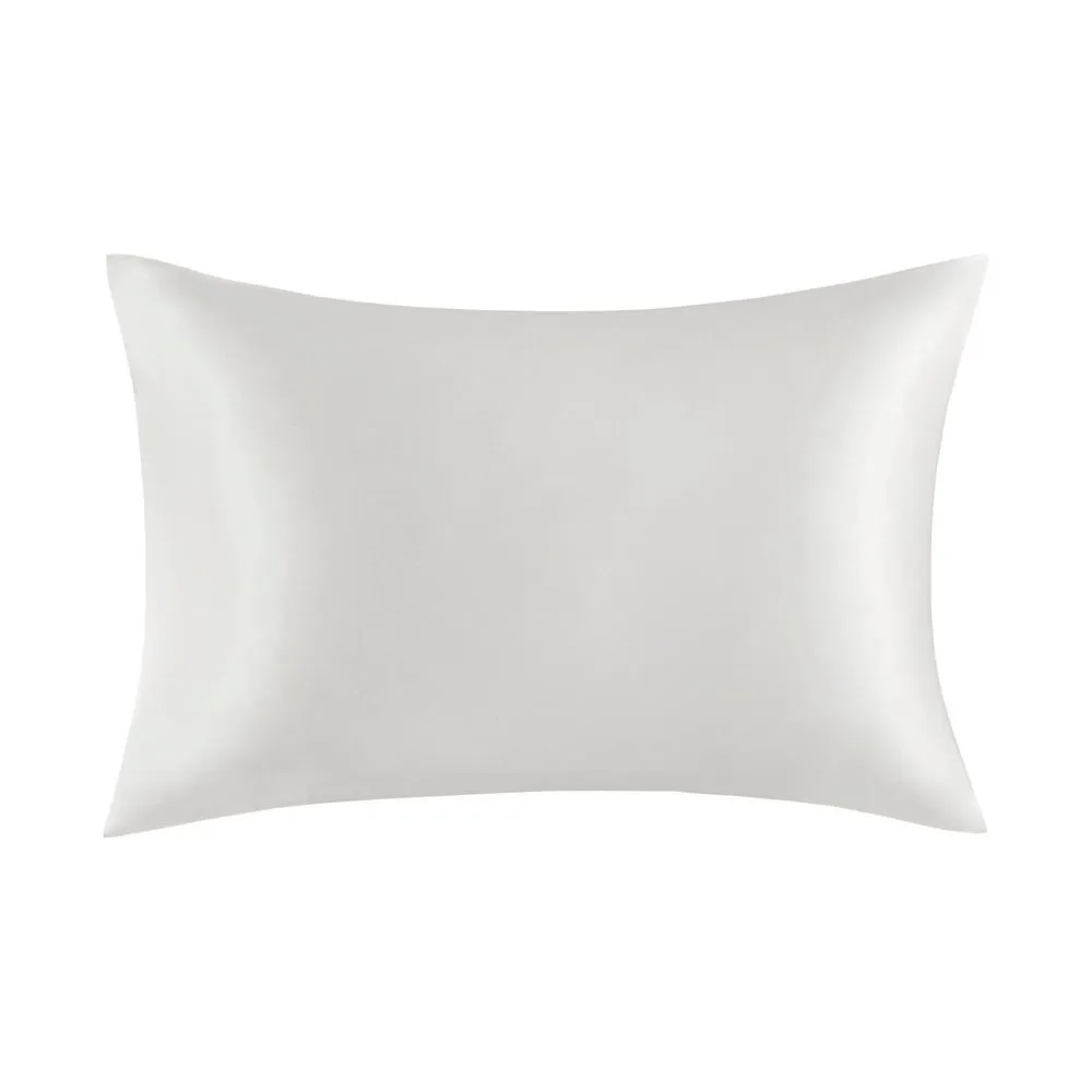 Open Box - Queen Mulberry 100% Silk Pillowcase White