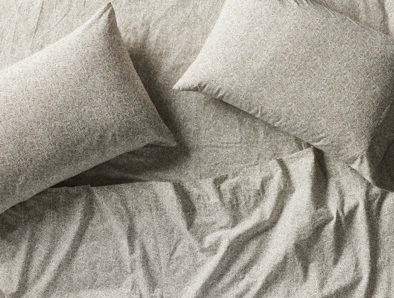 Organic Print Percale Sheets