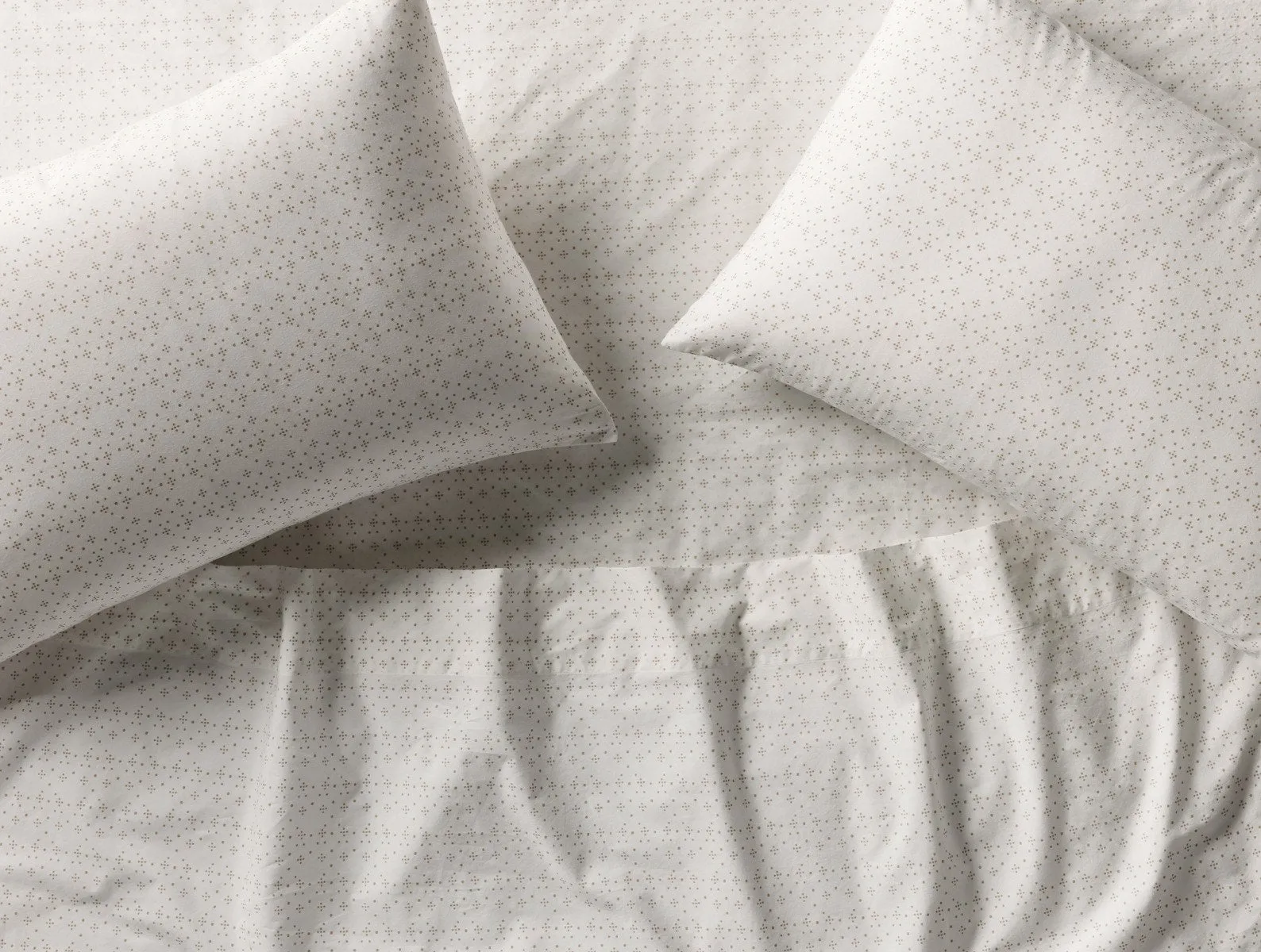 Organic Print Percale Sheets