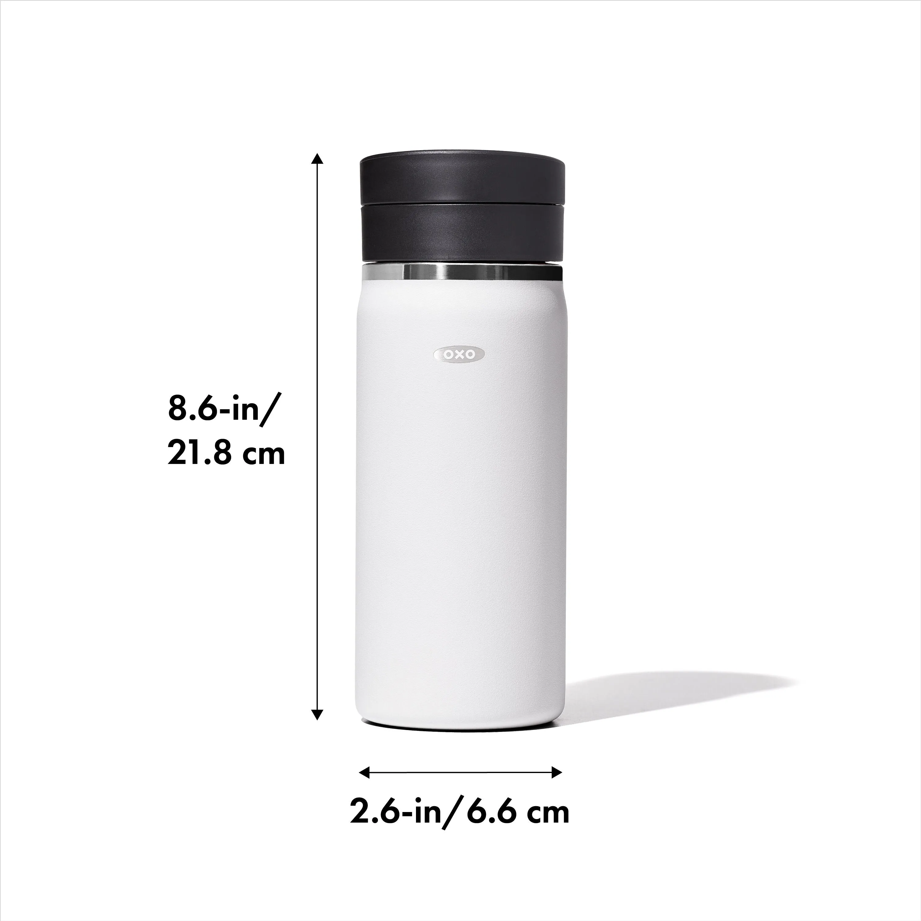 OXO Good Grips 16 oz. Thermal Mug with SimplyClean Lid – White