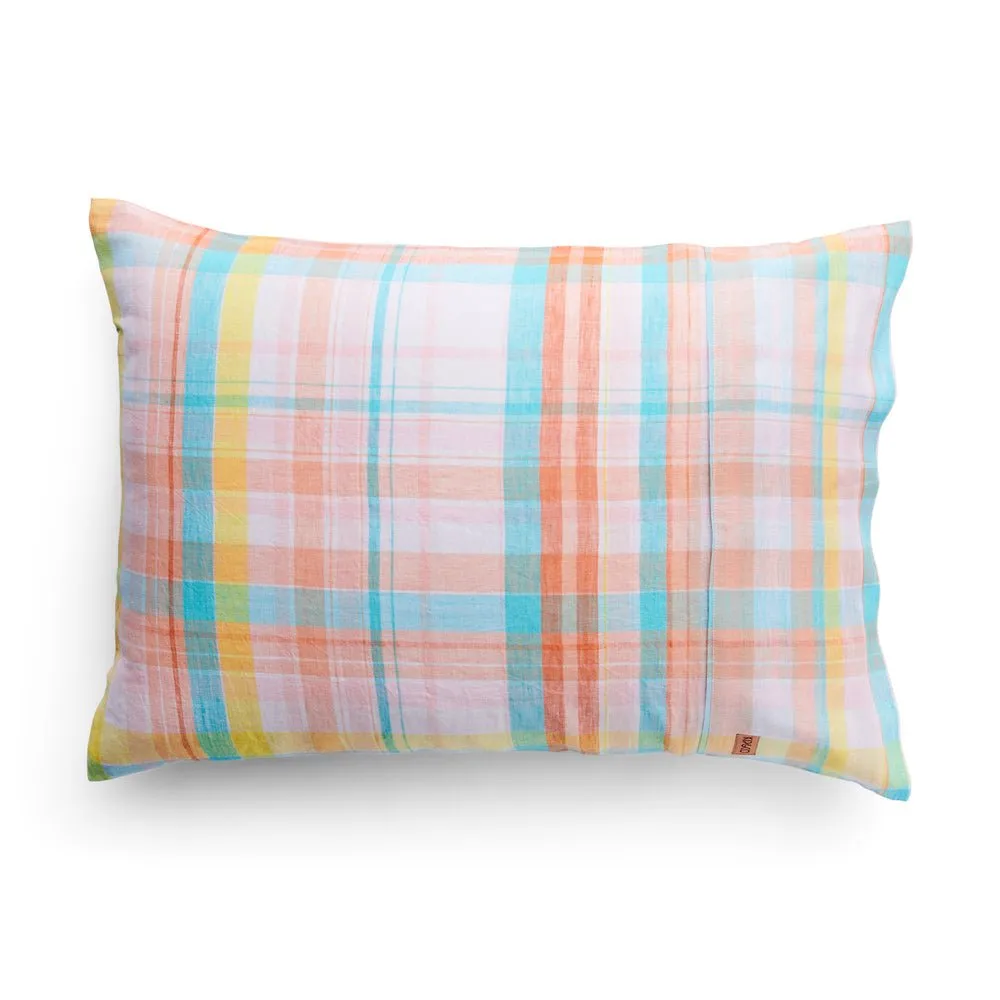 Paradise Tartan Linen Pillowcases 2P Std Set