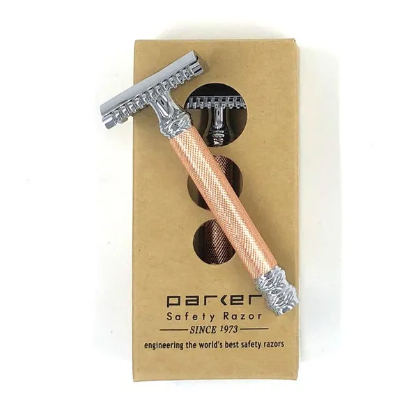 Parker 63c Open Comb, Rose Gold Safety Razor